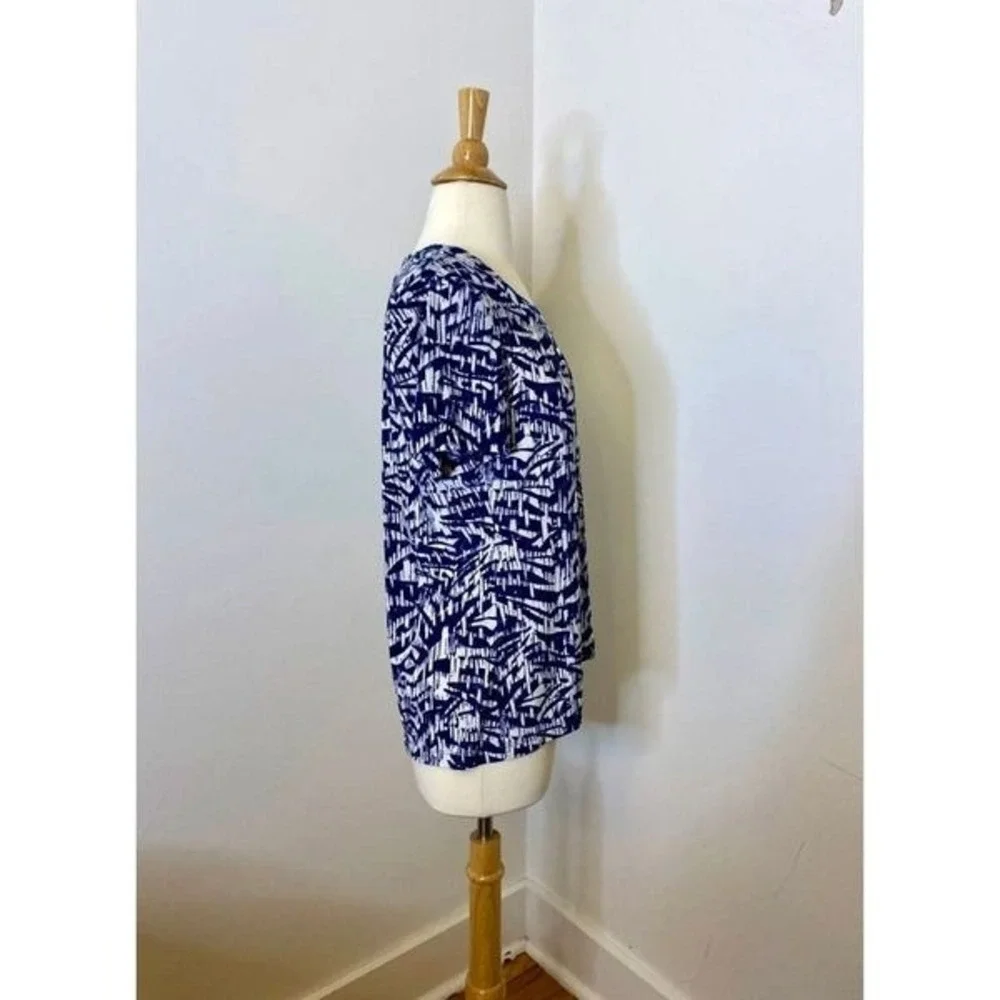 JB Collection Embossed Print Top - Picture 4 of 7